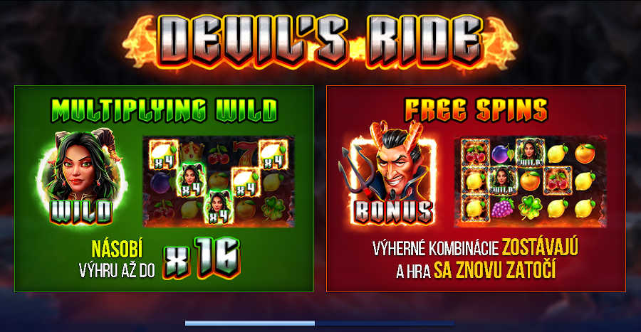 Devils ride bonusy
