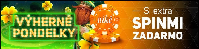 pondelok free spiny v Nike casino