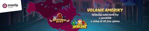 Synot casino bonus pondelok