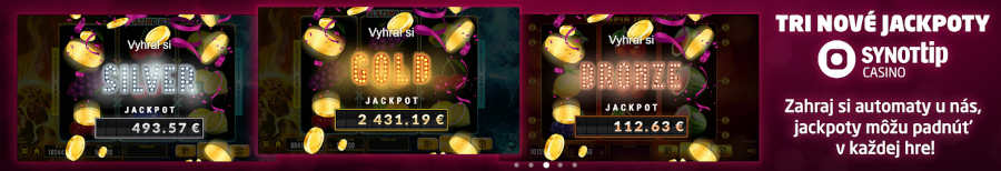 Synot tip kasino jackpot