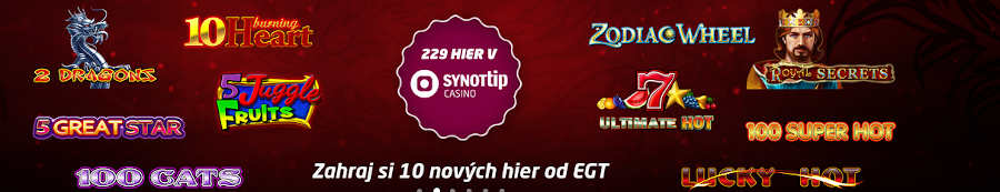 229 online automatov Synot tip kasino