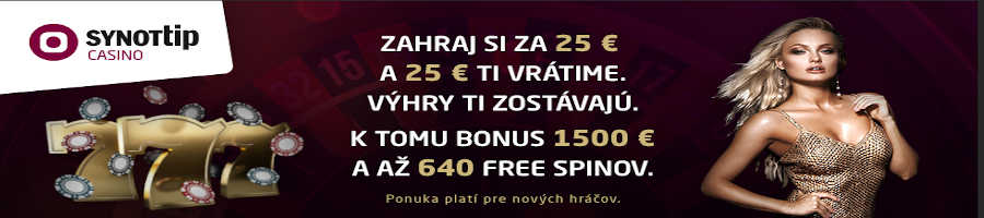 Syno tip kasino bonus vstupny 