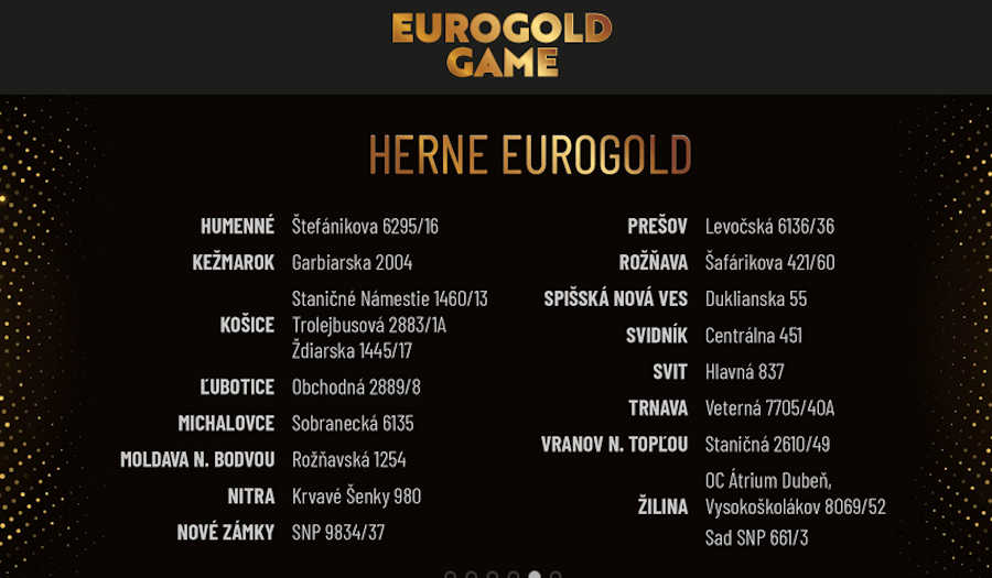 Eurogold herne slovensko