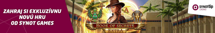 Synot tip casino book of secrets