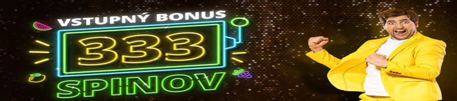 Vstupný bonus fortuna 333 free spinov