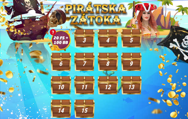 synot pirátska zátoka bonus