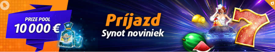 Tipsport casino novinky Synot games