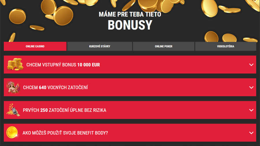 Synot tip casino bonus