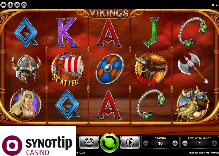 Automaty VIKINGS  SYNOT TIP ONLINE KASINO