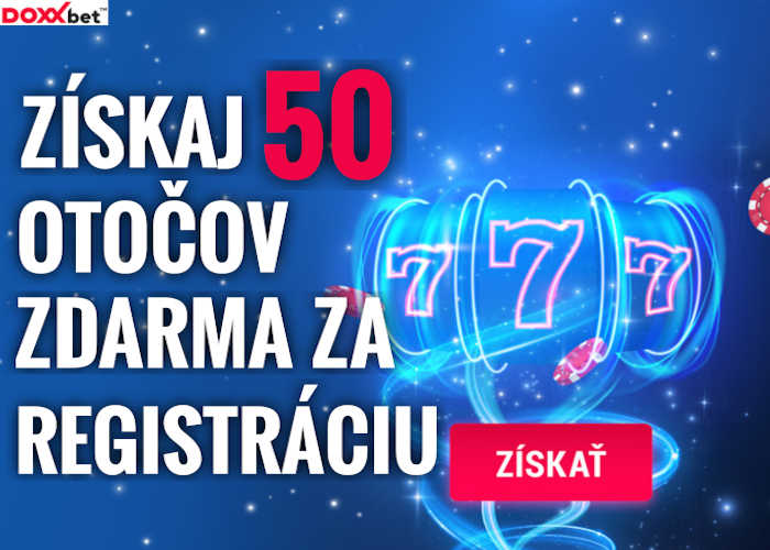 Bonusy Doxxbet casino 50 spinov zdarma