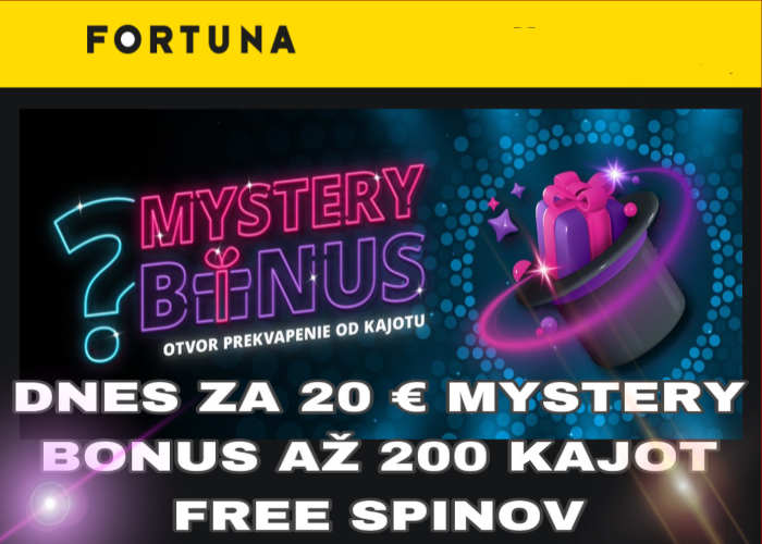 Bonusy Fortuna casino Mystery bonus