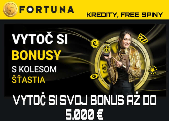 Bonusy Fortuna CAsino koleso šťastia