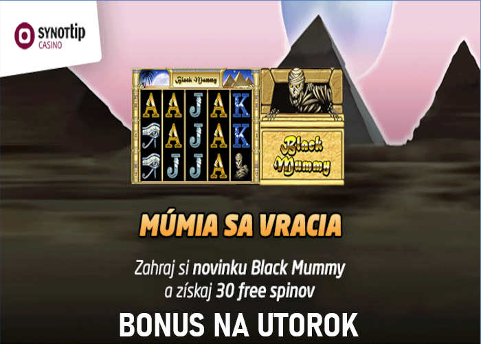 Bonusy Synot tip casino bonus UTOROK