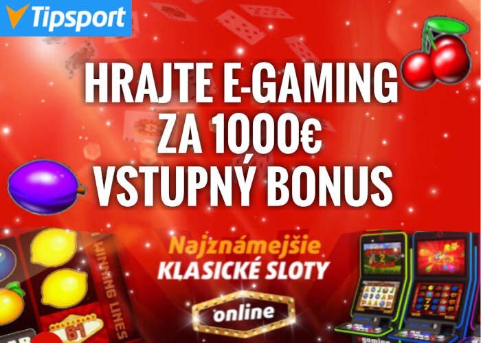 Bonusy Tipsport Egaming Bonus