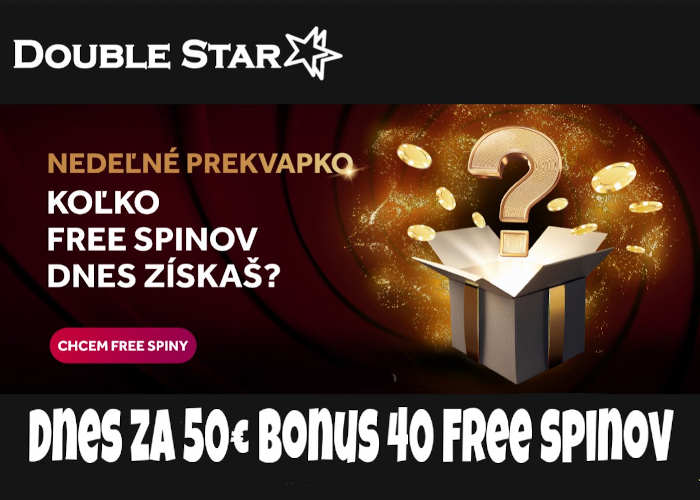 Bonusy DoubleStar casino nedeľa bonus