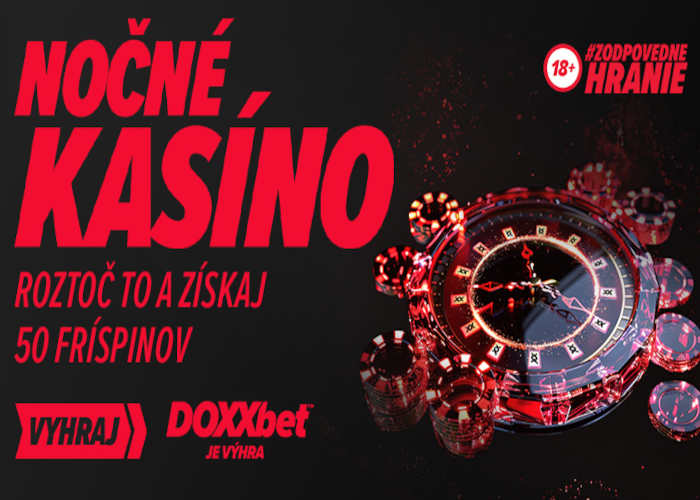Bonusy Doxxbet casino Nočné kasíno