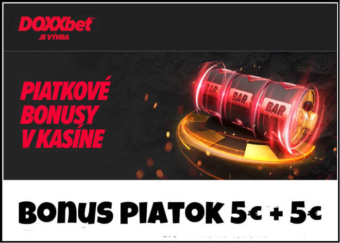 Bonusy Doxxbet casino piatok