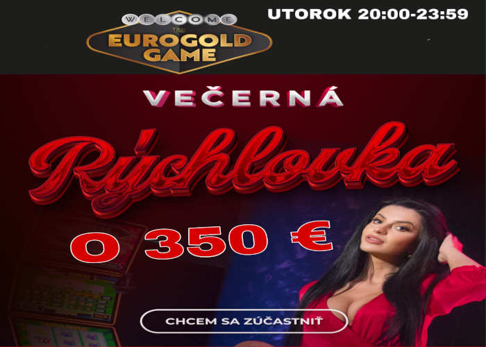 Bonusy Eurogold večerná rychlovka