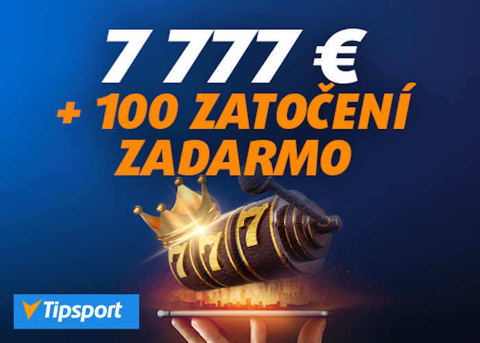 Bonusy Tipsport casino vstupný bonus 7777