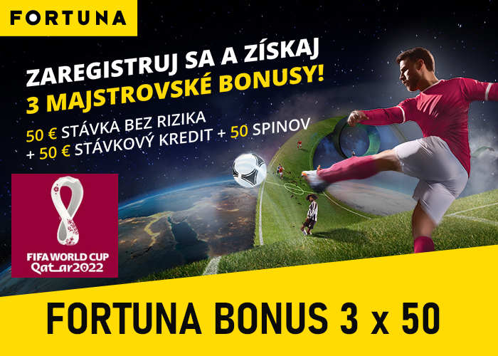Fortuna casino bonus na MS2022 vo futbale