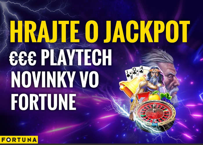 Fortuna casino novinky Jackpotové hry