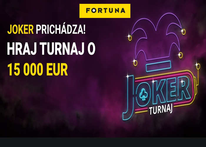 Joker automaty Turnaj vo Fortuna casino