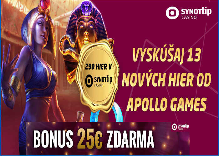 Apollo automaty v Synot tip kasíno