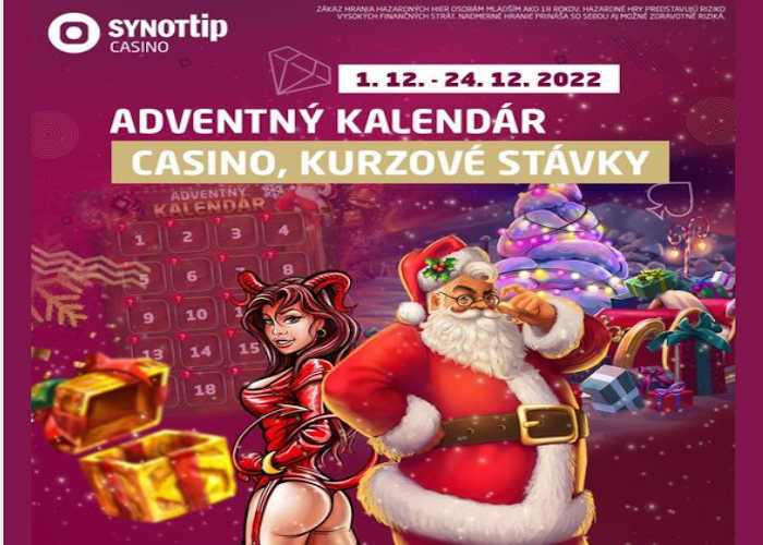 Synot Tip casino adventný kalendar