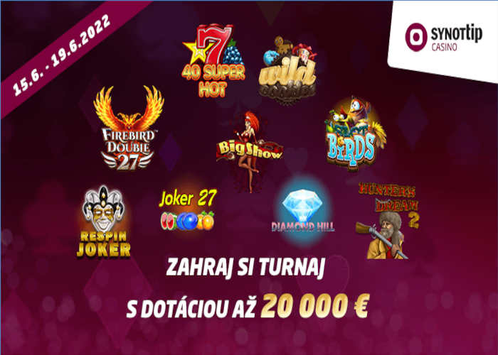 Synot Tip casino turnaj 11 online automaty o 20.000 €