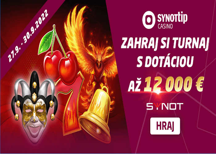 Synot turnaj 18 Synot tip casino