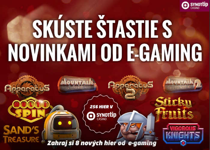 Synot tip kasino novinky 2 od egaming