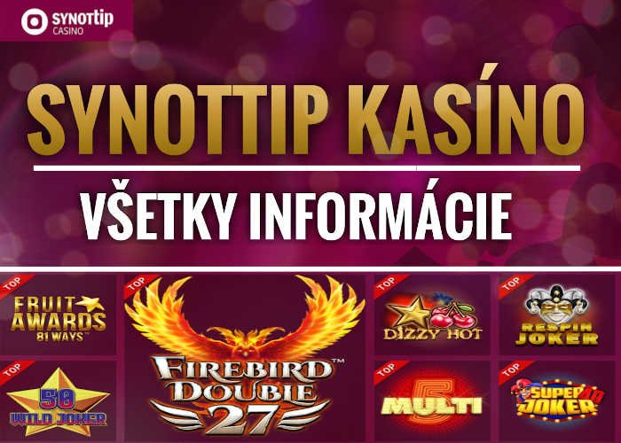 Synot tip casino recenzia a všetky informácie