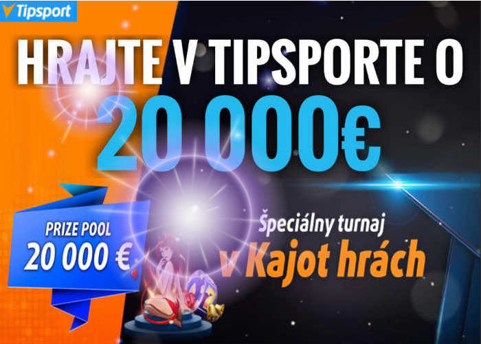 Kajot turnaj v tipsport casino