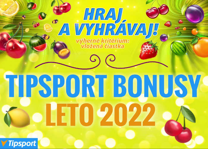 Letné bonusy Tipsport casino