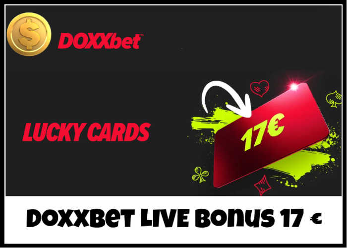 Doxxbet LIve bonus 17 €