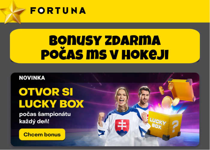 fortuna casino lucky boxi počas MS v hokeji