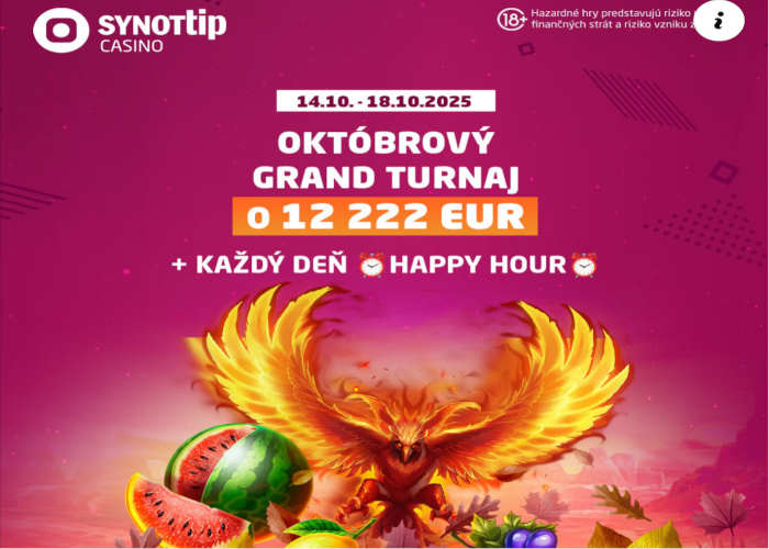 synot turnaj oktober 12 222 €