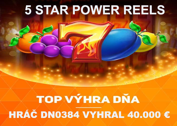 Recenzia 5 star power reels online automat v nike casino