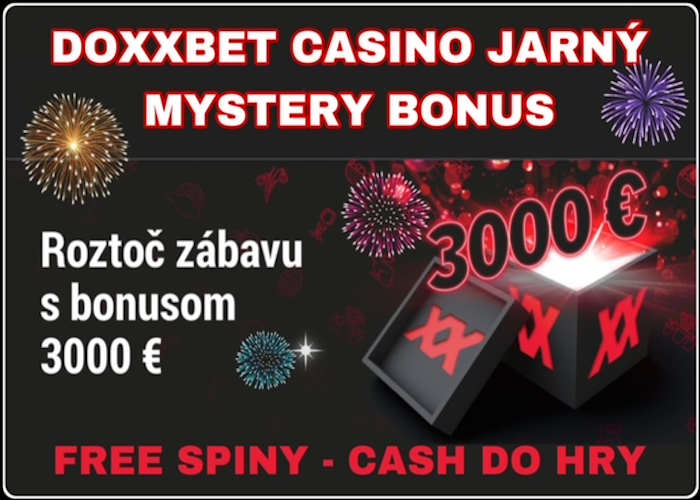 Jarný bonus v Doxxbet kasino ako mystery bonus