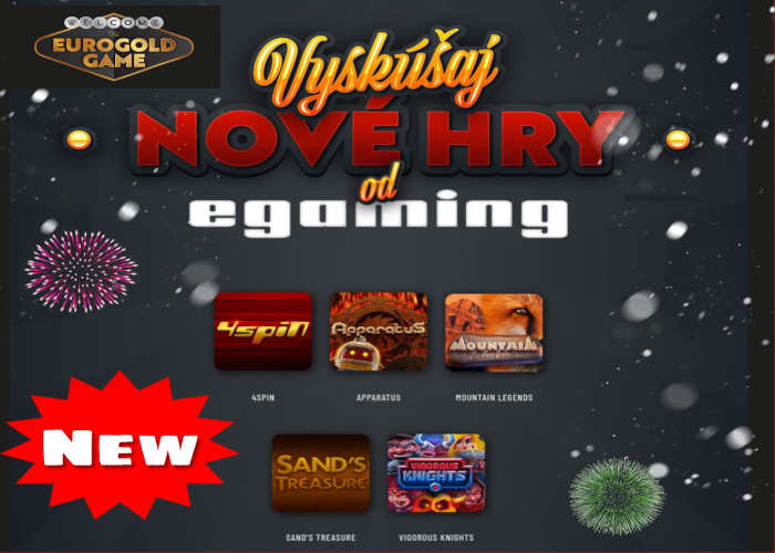Nové Egaming online automaty Eurogold casino