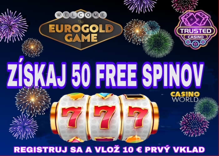 50 Free spinov Eurogold casino bonus