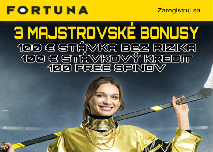 Majstrovské bonusy vo Fortuna casino