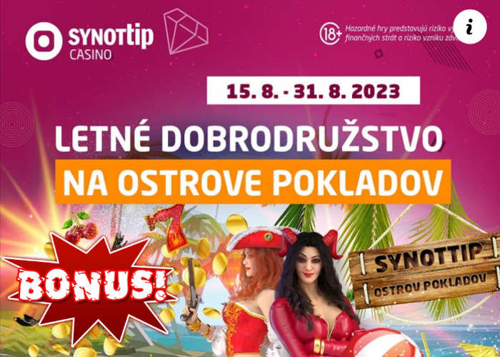 Synot bonus ostrov pokladov