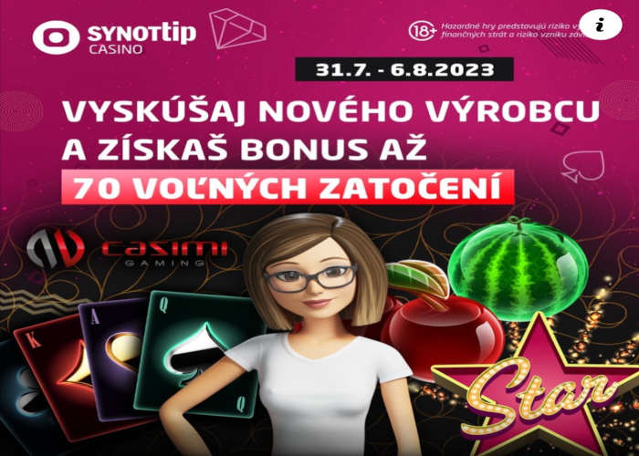 Synot TIp casino casimi automaty