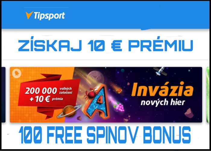 Tipsport casino MOD free spiny a automaty zdarma