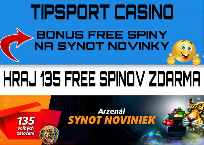 Tipsport casino free spiny bonusy