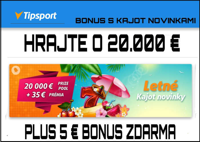 Tipsport casino kajot bonusy