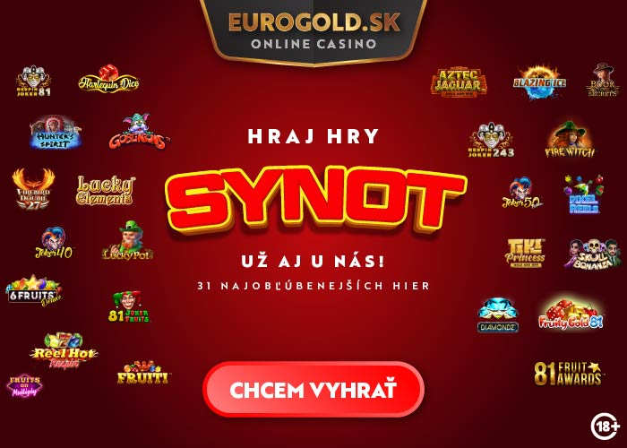 Synot automaty v Eurogold casino Novinky