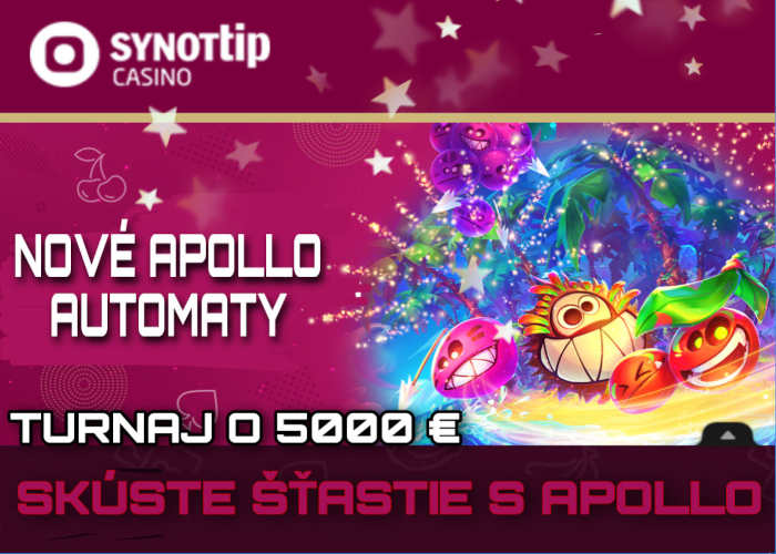 Apollo automaty v Synot Tip casino