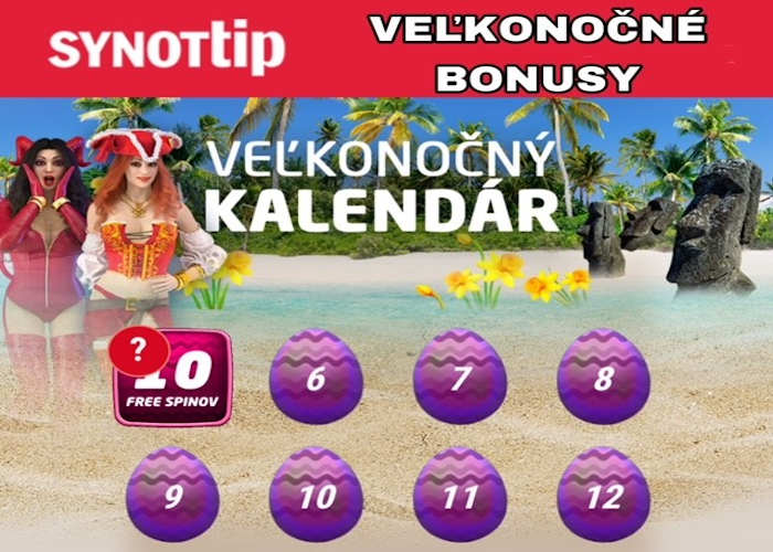 Synot Tip casino bonusy velka noc 2023